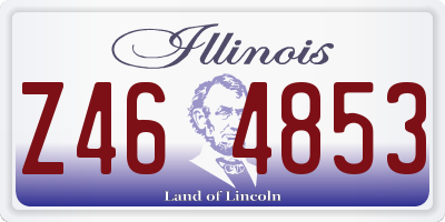 IL license plate Z464853