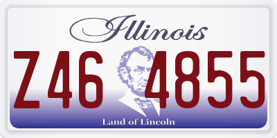 IL license plate Z464855