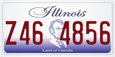 IL license plate Z464856
