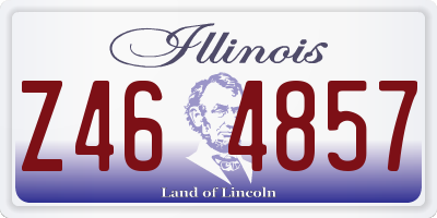 IL license plate Z464857