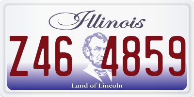 IL license plate Z464859