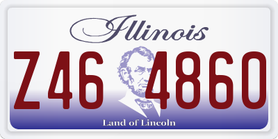 IL license plate Z464860
