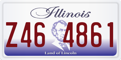 IL license plate Z464861