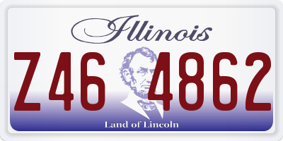 IL license plate Z464862