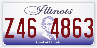 IL license plate Z464863