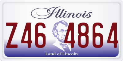 IL license plate Z464864