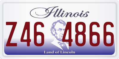 IL license plate Z464866