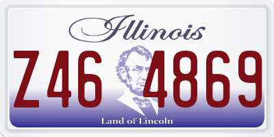 IL license plate Z464869