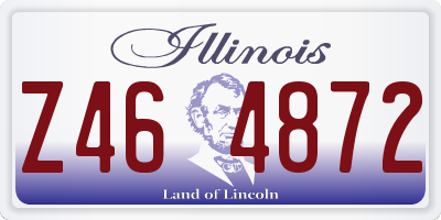 IL license plate Z464872