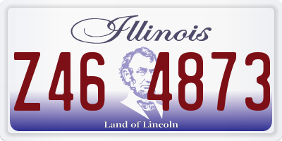 IL license plate Z464873