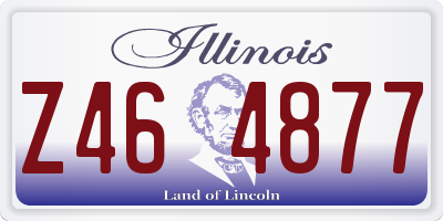 IL license plate Z464877