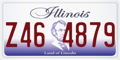 IL license plate Z464879