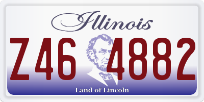 IL license plate Z464882