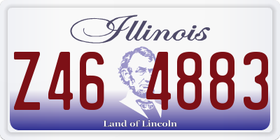 IL license plate Z464883