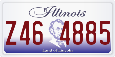 IL license plate Z464885
