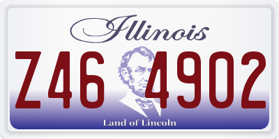 IL license plate Z464902