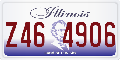 IL license plate Z464906