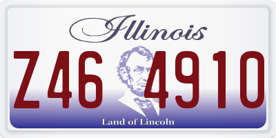 IL license plate Z464910