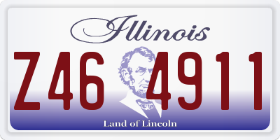 IL license plate Z464911