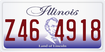 IL license plate Z464918