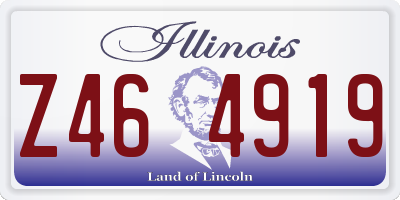IL license plate Z464919