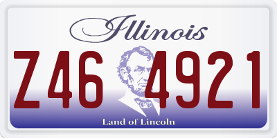 IL license plate Z464921