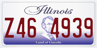 IL license plate Z464939