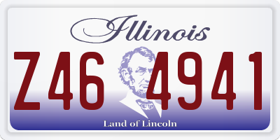 IL license plate Z464941