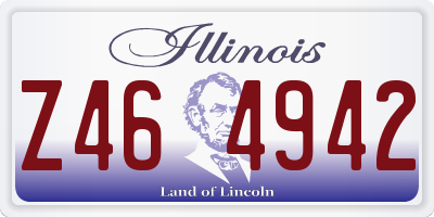 IL license plate Z464942