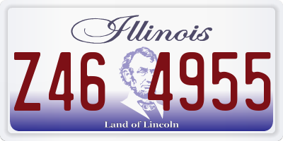 IL license plate Z464955