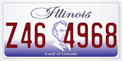 IL license plate Z464968
