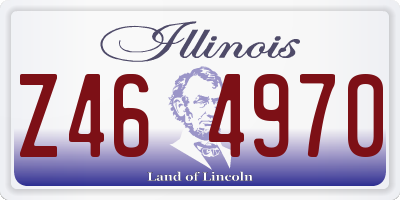 IL license plate Z464970