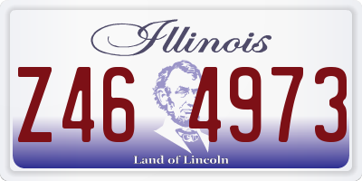 IL license plate Z464973
