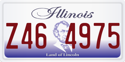 IL license plate Z464975