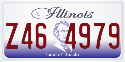 IL license plate Z464979