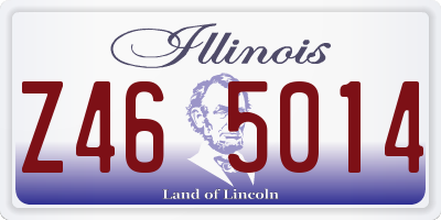 IL license plate Z465014