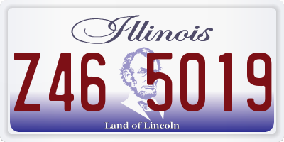 IL license plate Z465019
