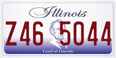 IL license plate Z465044