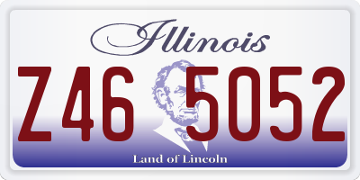 IL license plate Z465052