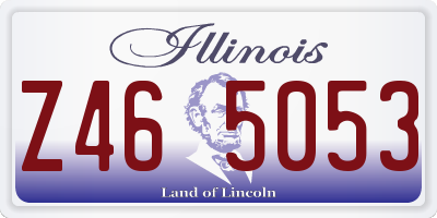 IL license plate Z465053