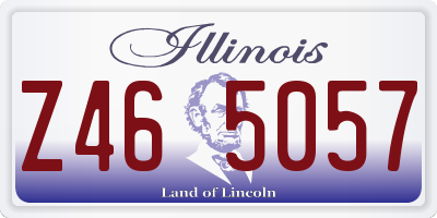 IL license plate Z465057