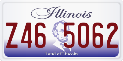 IL license plate Z465062