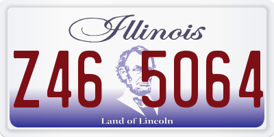 IL license plate Z465064