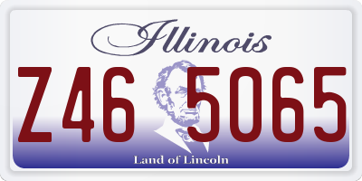 IL license plate Z465065