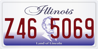 IL license plate Z465069