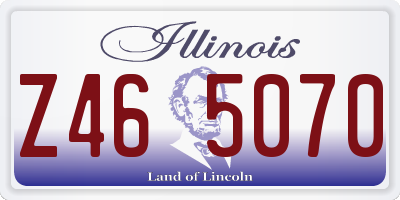 IL license plate Z465070