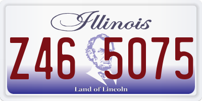 IL license plate Z465075