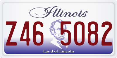 IL license plate Z465082