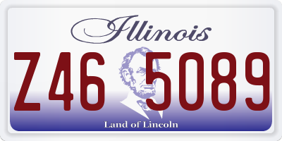 IL license plate Z465089