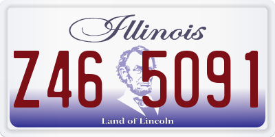 IL license plate Z465091